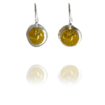 alexander coin earrings silver vermeil