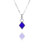 alina pendent silver lapis