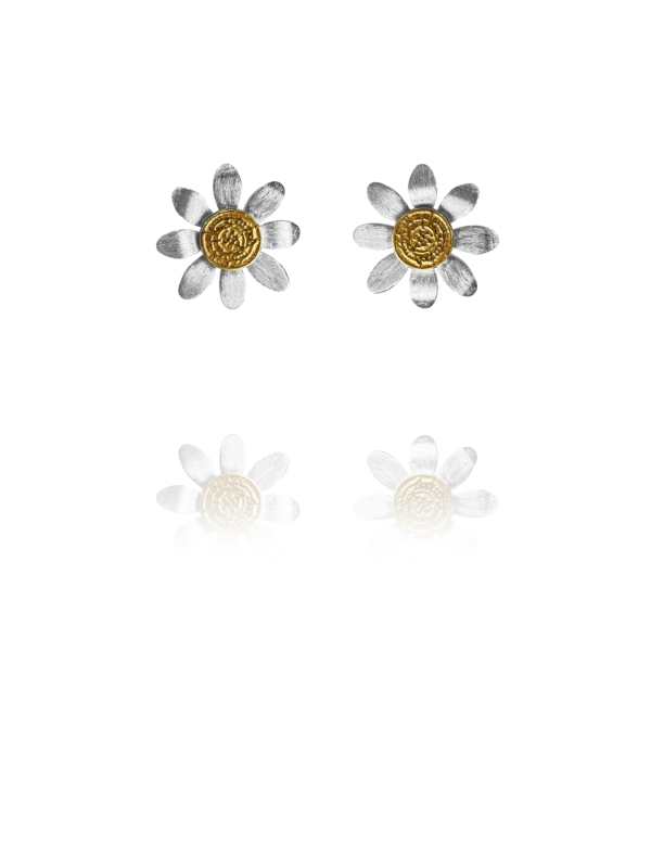 One Coin Persian Rosette earrings