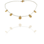 coins pendent silver vermeil