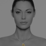 heart pendent silver vermeil