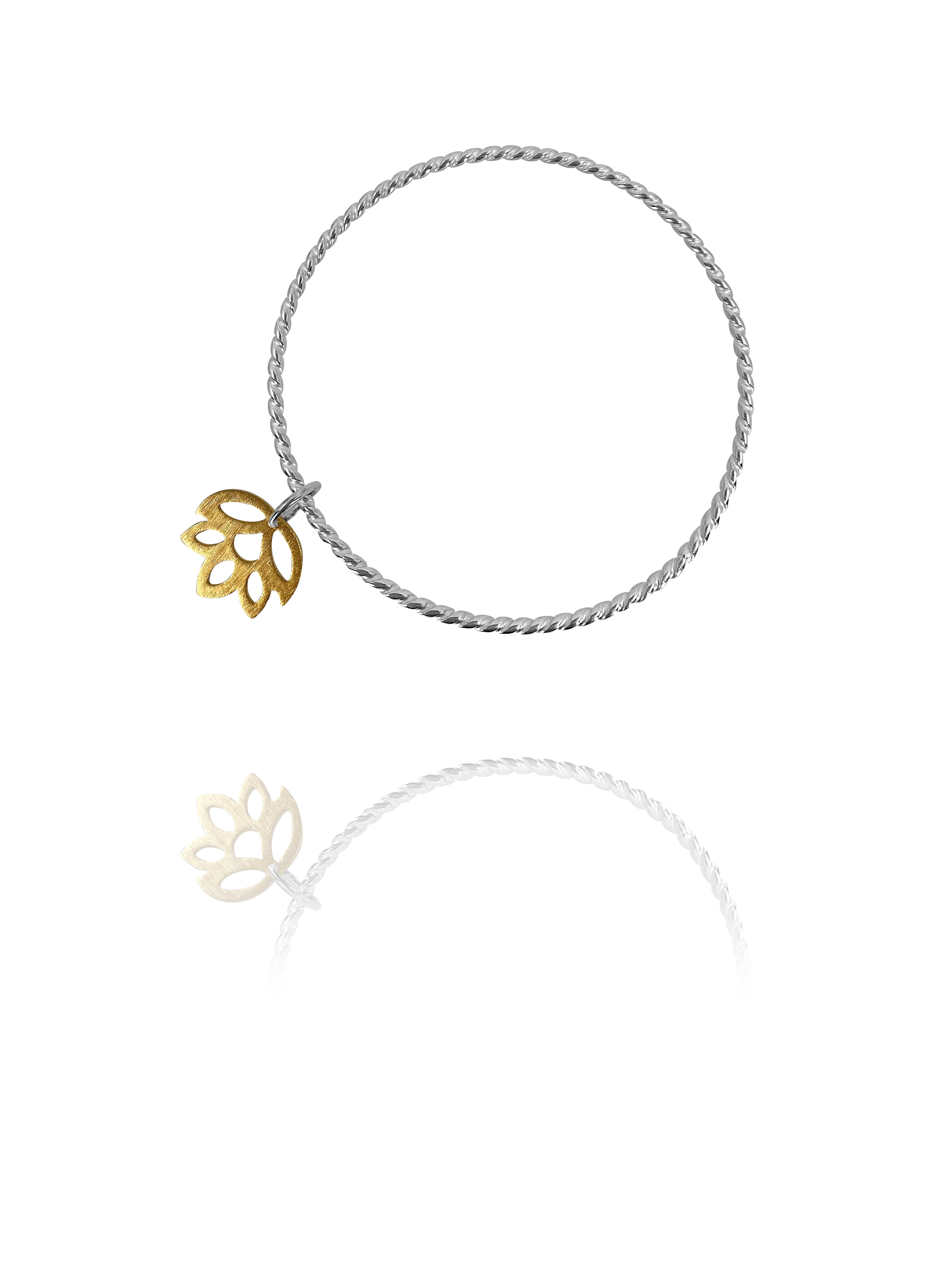 new blossom bangle vermeil silver G