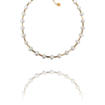 pearls pendent silver vermeil pearl pyrite
