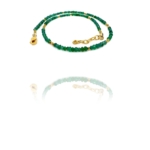 Star green onyx silver vermeil G