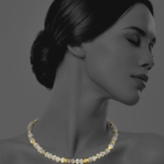 Stars labradorite large necklace silver vermeil G