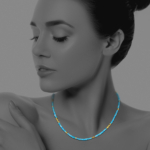 Stat necklace apatite pyrite vermiel