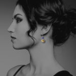 Alexabder Coin earrings vermeil lapis