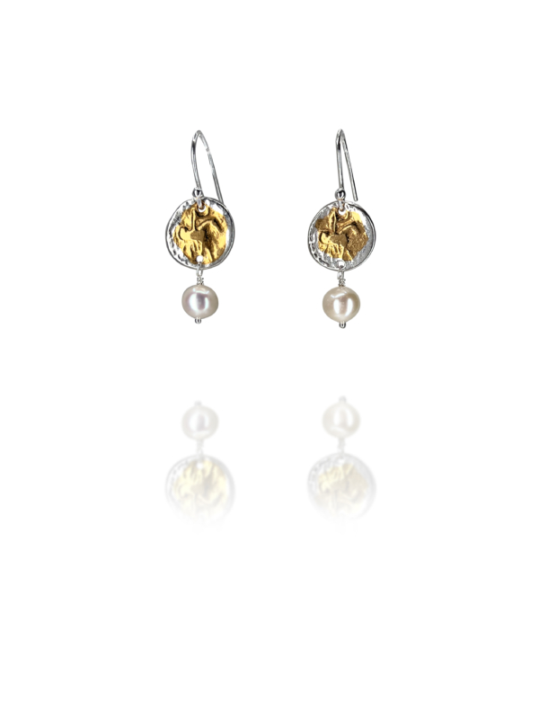 Alexander Coin Pearl Earrings