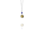 Alexabder Coin necklace vermeil lapis