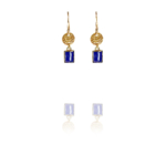 coins amalia small earrings lapis vermeil