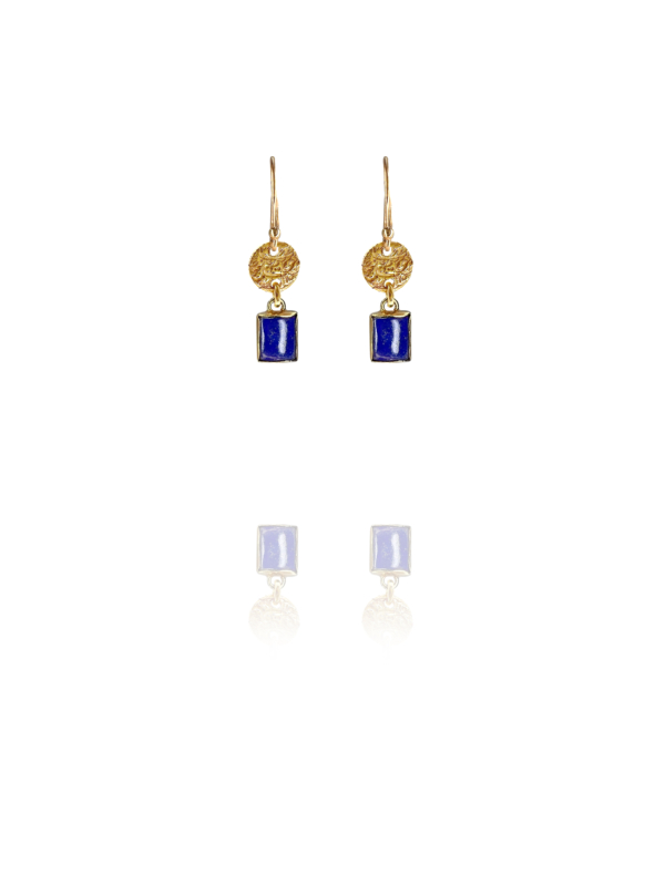 Old Persian Coin Amalia Lapis Small Earrings