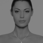 coins amalia small necklace amazonite silver