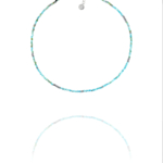Star necklace turquoise hematite silver