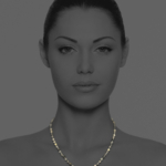 Stars necklace jasper picasso vermeil silver