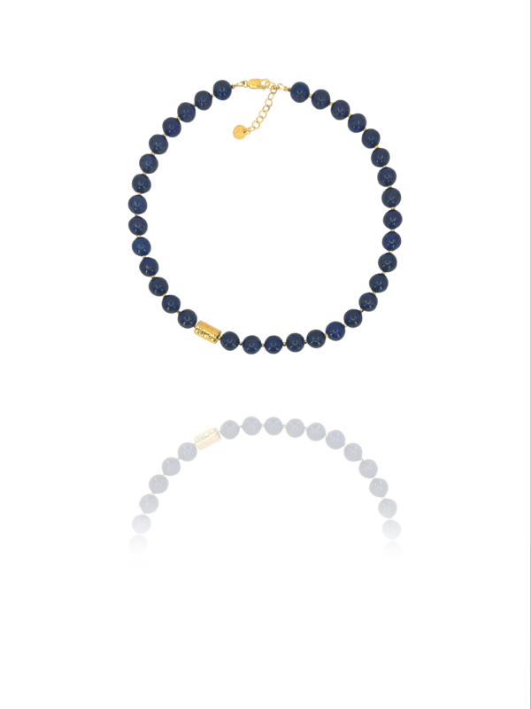Stars Lapis Vermeil Necklace