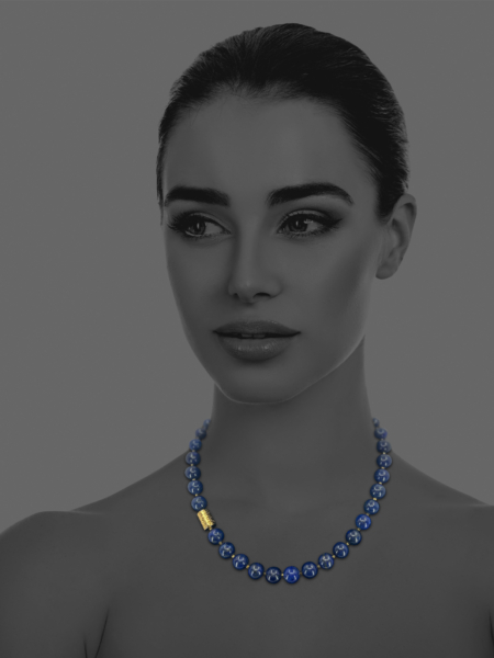 Stars Lapis Vermeil Necklace