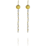 Coin old persian pearls earrings vermeil