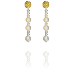 Coinpearls earrings pearl vermeil