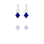 Alina lapis earrings silver