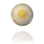 Dome brooch silver vermeil Dome brooch silver vermeil