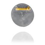 Dome brooch silver vermeil