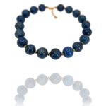 Star necklace lapis vermeil
